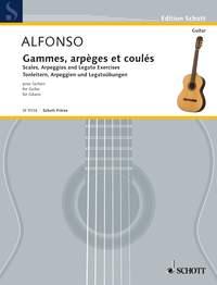 Gammes, arpèges et coules : Scales, Arpeggios and Legato Exercises