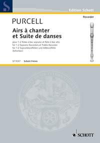 Airs à chanter et suites de danses