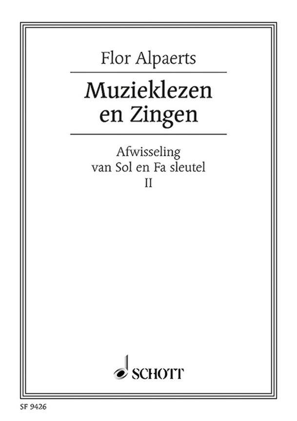 Muzieklezen en Zingen Vol. 2 : Afwisseling van Sol en Fa sleutel