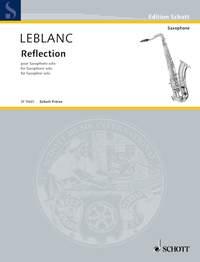 Reflection : Morceau impose au concours pour jeunes saxophonistes de Dinant 1999