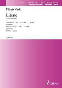 Litene : Ballade for 12-part mixed choir (SSSAAATTTBBB)