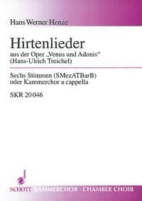 Hirtenlieder : aus der Oper Venus und Adonis