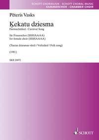 Kekatu dziesma : (Carnival Song)