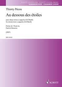 Au dessous des étoiles : for mixed choir a cappella (SATBarB)