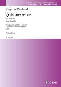 Quid sum miser : from: Dies illa