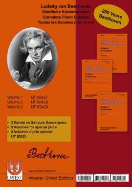 Complete Piano Sonatas : 3 volumes for special price