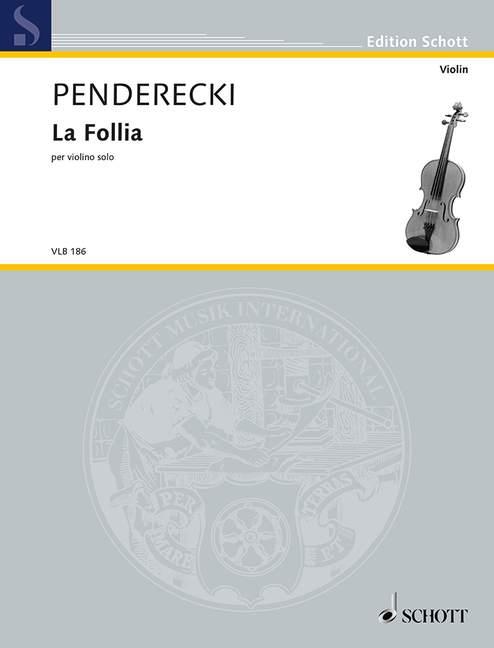 La Follia : per violino solo