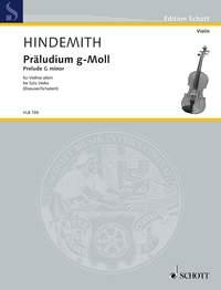Präludium G minor : für Violine solo