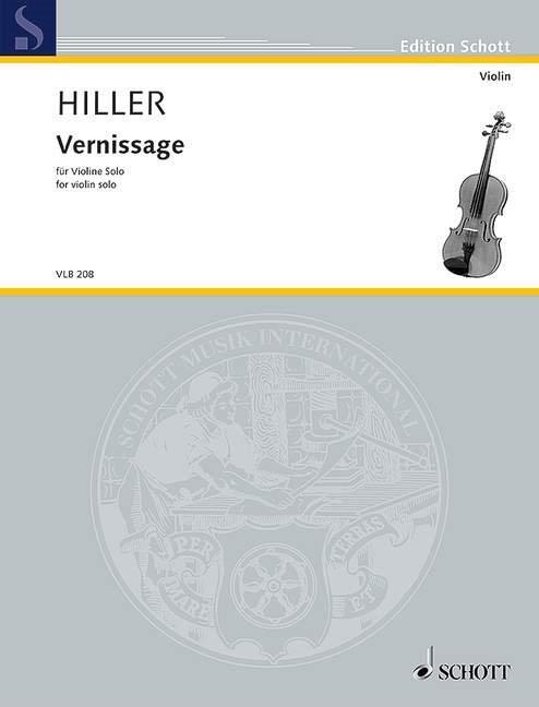 Vernissage : for violin solo