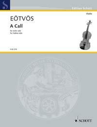 A Call : for violin solo