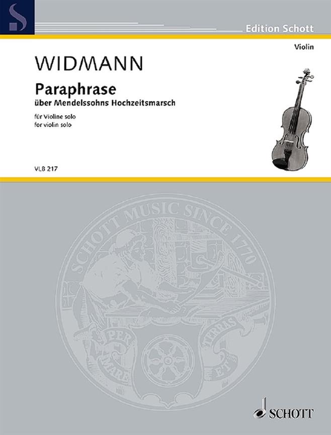Paraphrase : über Mendelssohns Hochzeitsmarsch