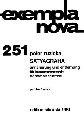 Ruzicka,Peter: Satyagraha - Score