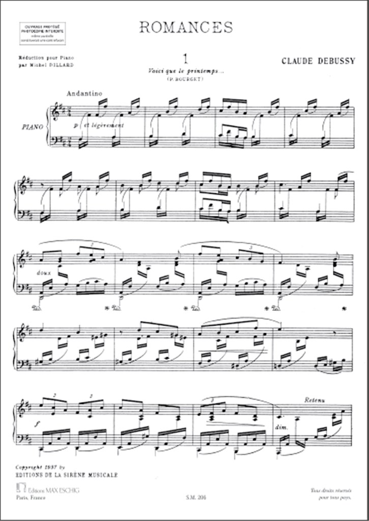 Romances Pour Piano