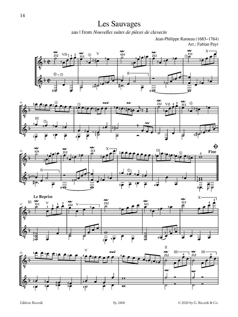 Duos für klassische Gitarre 2 : Duets for Classical Guitar 2