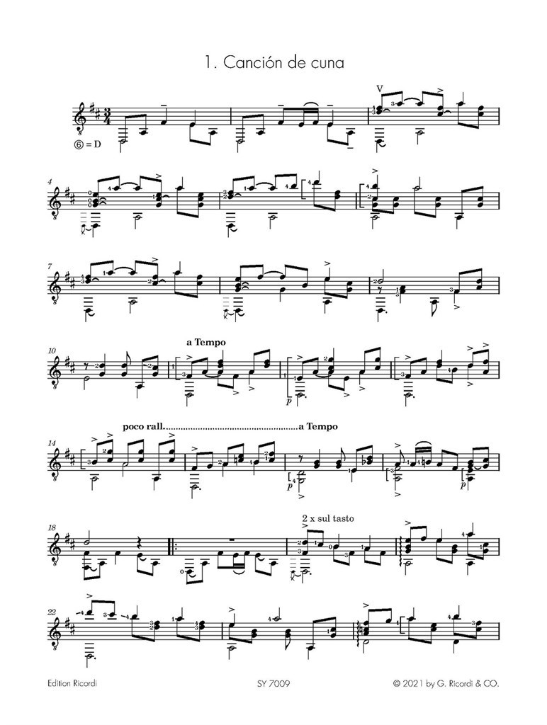 Songs of Calm : 9 Pieces for Solo Guitar & 1 Duet