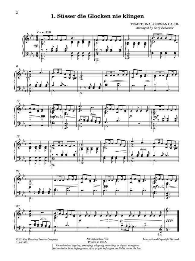 To Touch Their Harps of Gold : 22 Favorite Christmas Carols