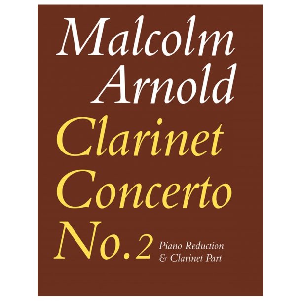 ARNOLD CLARINET CONCERTO NO2 CLT/PF