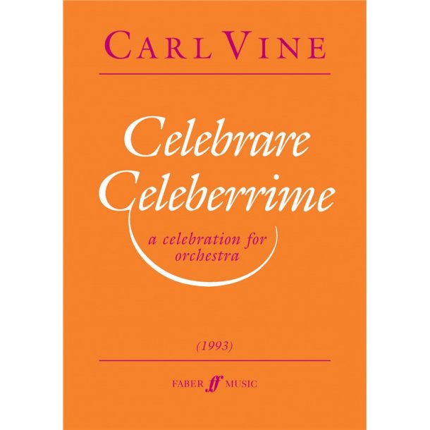 Celebrare Celeberrime (Score)