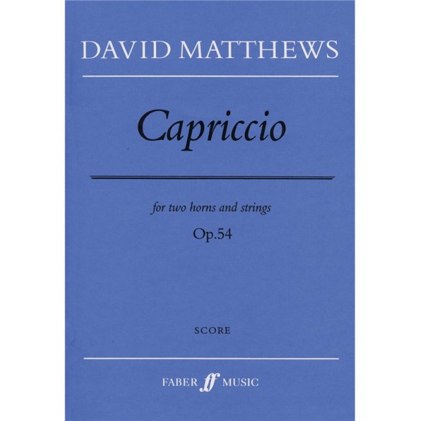 Capriccio (Score)