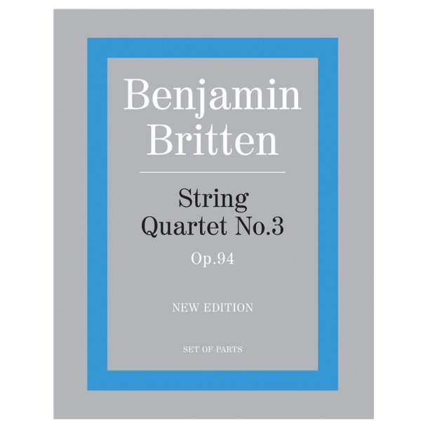 BRITTEN STRING QUARTET NO3 SC