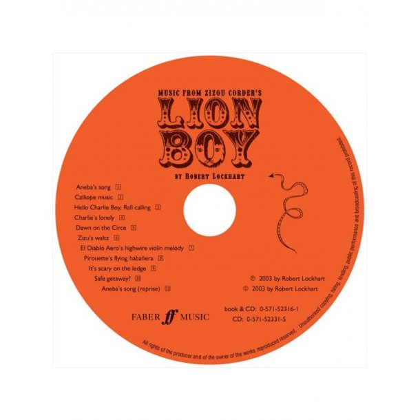 Robert Lockhart: Lion Boy CD