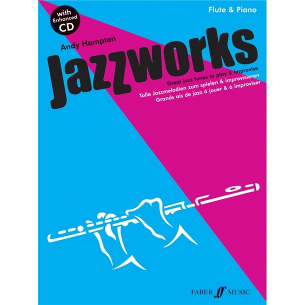 HAMPTON ANDY JAZZWORKS FOR FLUTE BOOK/CD