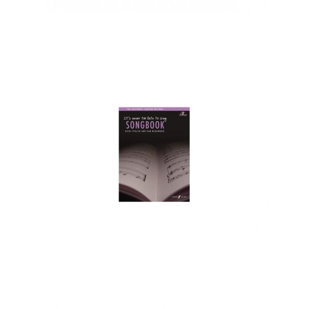 WEDGWOOD/PEGLER ITS NEVER TOO LATE TO SING SONGBOOK VOICE BOOK