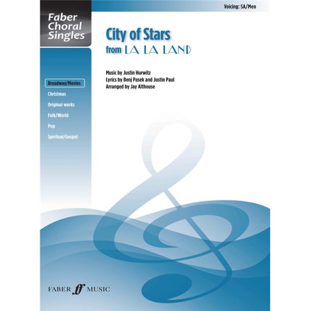 Justin Hurwitz: City of Stars (Mixed Voice Choir with Piano)