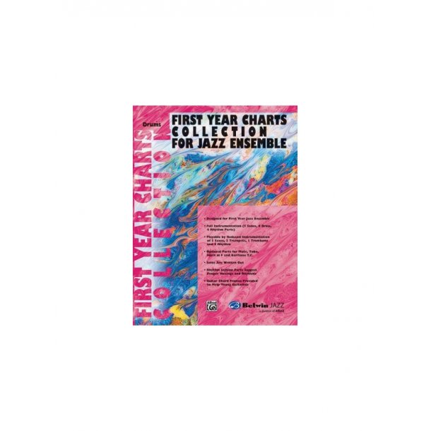 First Year Charts Collection For Jazz Ensemble (Drums)
