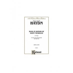 Haydn St Nicholas Mass Satb Vs