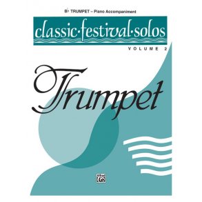Classic Festival Solos Volume 2 Piano Accompaniment Book (B Flat Trumpet)