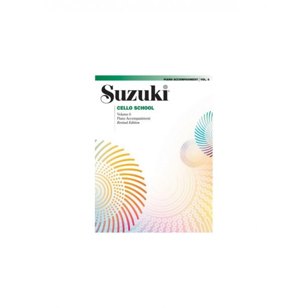 Suzuki Cello School Vol 6 Pfa Bk