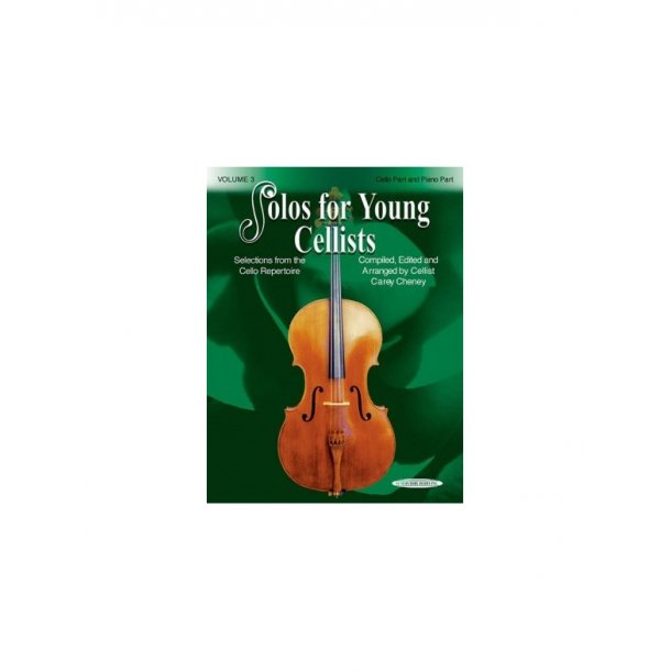 Solos Young Cellists Vol 3 Vlc/Pf Bk