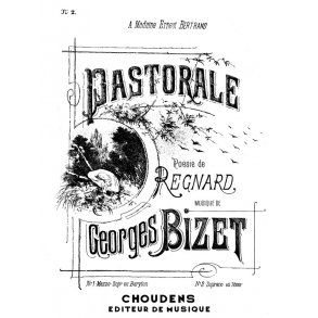 BIZET Pastorale  n 2  Un jour de printemps Chant et Piano