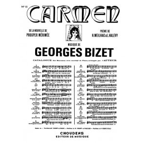 BIZET CARMEN N 15 CAVATINE DES CONTREBANDIERS JE DIS QUE RIEN NE M'P