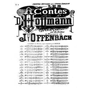 OFFENBACH CONTES D'HOFFMANN (LES) N 9 CHANSON DE L'AUTOMATE LES OISEA