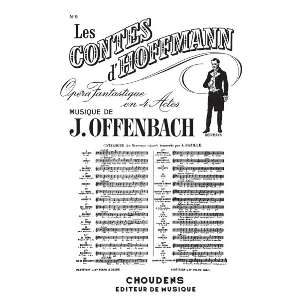 OFFENBACH CONTES D'HOFFMANN (LES) N&deg; 5 CHANSON DE KLEINZACH IL &Eacute;TAIT U