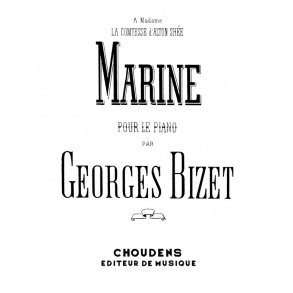 BIZET MARINE NOCTURNE PIANO