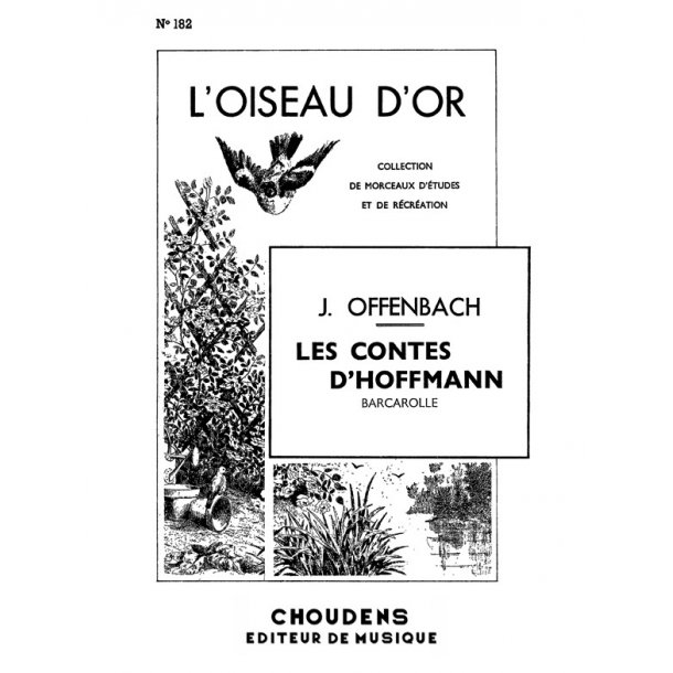 OFFENBACH CONTES D'HOFFMANN (LES) BARCAROLLE PIANO