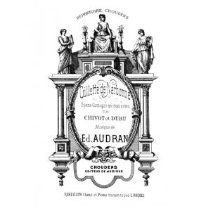 AUDRAN GILLETTE DE NARBONNE CHANT ET PIANO