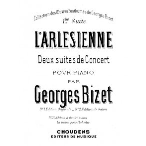 BIZET ARLSIENNE (L') N 1 SUITE PIANO