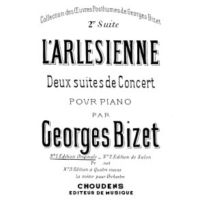 BIZET ARLSIENNE (L') N 2 SUITE N 2 PIANO