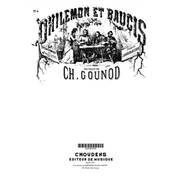 GOUNOD PHILMON ET BAUCIS N 8 QUE LES SONGES HEUREUX BASSE