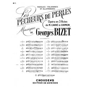 BIZET PCHEURS DE PERLES (LES) N 5 ROMANCE DE NADIR JE CROIS ITAL/GER