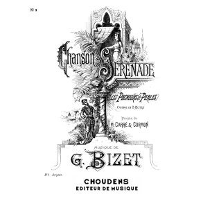 BIZET PCHEURS DE PERLES N8TER CHANSON SERENADE BARYTON ET PIANO