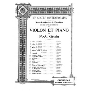 BIZET, G CARMEN SECOND FANTAISIE VIOLIN/PIANO (ARR. P. GENIN)
