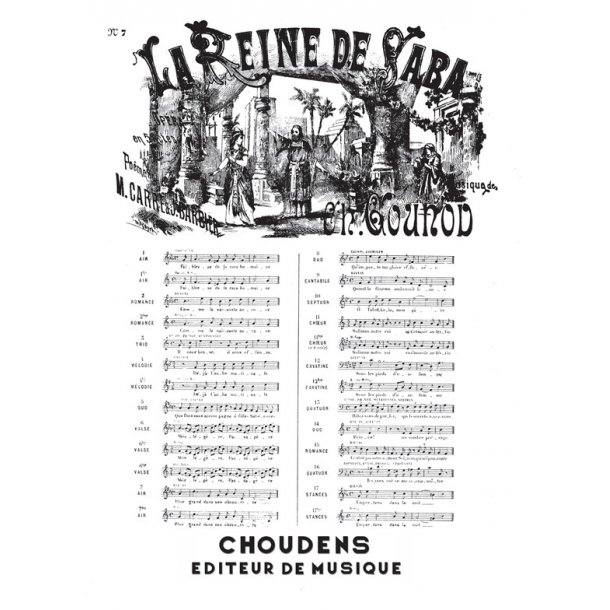 GOUNOD REINE DE SABA (LA) N&deg; 7 PLUS GRAND DANS SON OBSCURIT&Eacute; SOPRANO O