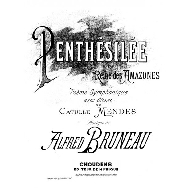 BRUNEAU PENTHESILEE VOICE/PIANO