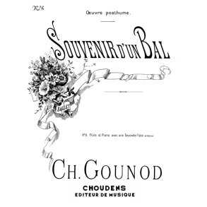 GOUNOD SOUVENIR D'UN BAL 2 FL PF