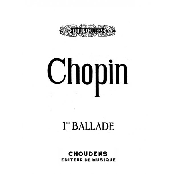 CHOPIN BALLADE N01 OP23 SOL MIN PF
